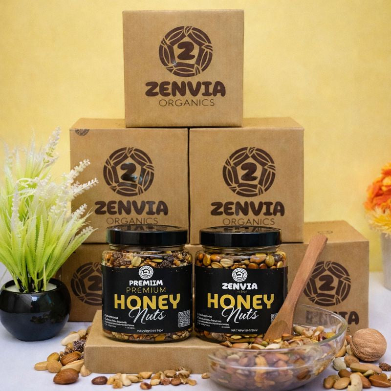 Zenvia Organics Honey Nuts