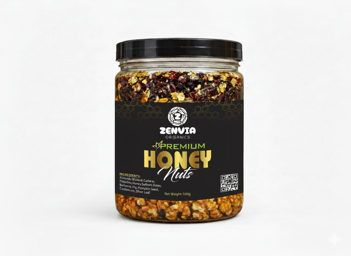 Zenvia Organics Honey Nuts